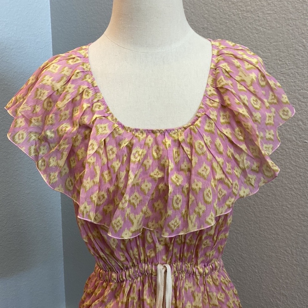 Louis Vuitton LV Monogram Ruffle Layered Mini Dress - 38 - Picture 10 of 16